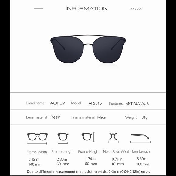 AOFLY Authentic Sunglasses - Picture 4 of 4